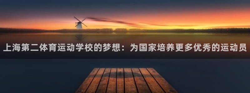 米兰体育官网下载平台注册流程视频:上海第二体育运动学校的梦想