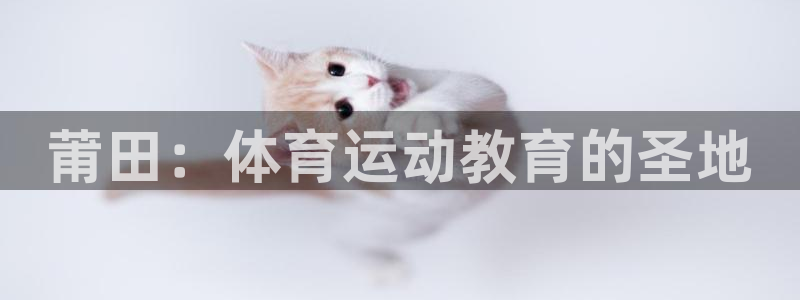 米兰体育官方正版app五金厂:莆田:体育运动教育的圣地